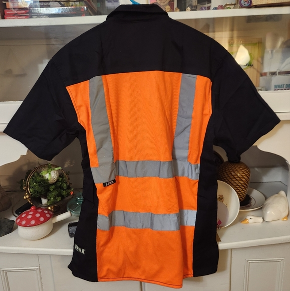 U.P.W.W. Hi-Vis Collared Shirt - Bowery Underground Men's XL - Picture 2 of 4